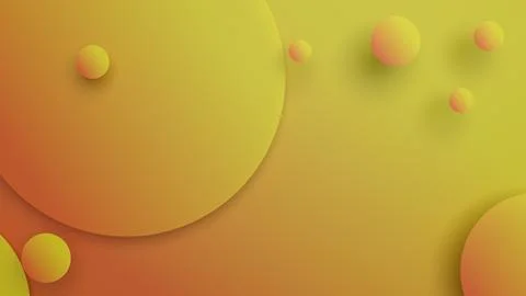 An abstract 3D background with three-dimensional balls creates a modern visua Illustrazione stock
