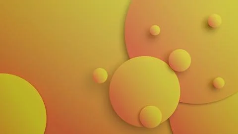 An abstract 3D background with three-dimensional balls creates a modern visua Stock Illustration