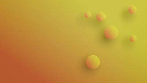 An abstract 3D background with three-dimensional balls creates a modern visua Illustrazione stock