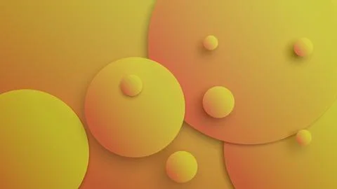 An abstract 3D background with three-dimensional balls creates a modern visua Stock Illustration