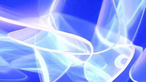 An abstract 3D background with translucent elements creates a light, airy atm 스톡 일러스트