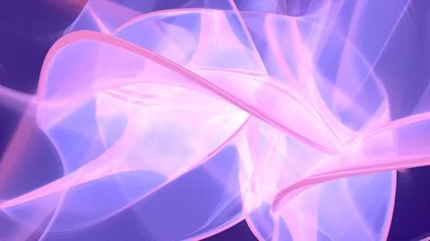 An abstract 3D background with translucent elements creates a light, airy atm Illustrazione stock