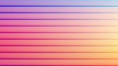 Abstract 3D Background with Vibrant Blue Purple and Yellow Gradient Horizon.. Stock Illustration