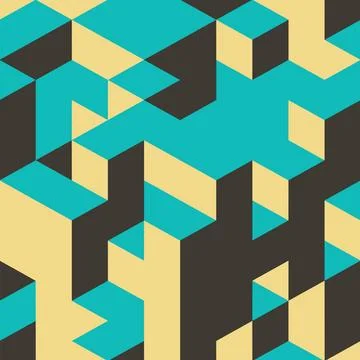 Abstract 3d background. Wall of cubes. Vector illustration. Abstract 3d ba... Foto stock