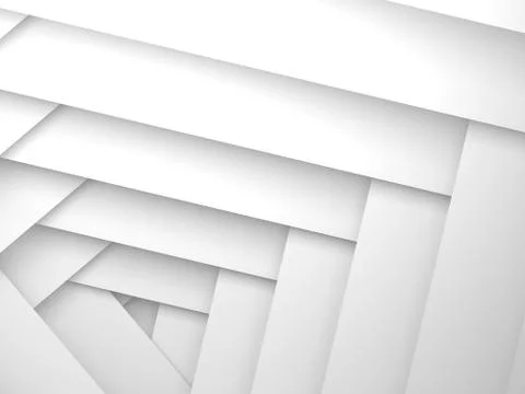 Abstract 3d background, white frame layers pattern Stockillustratie