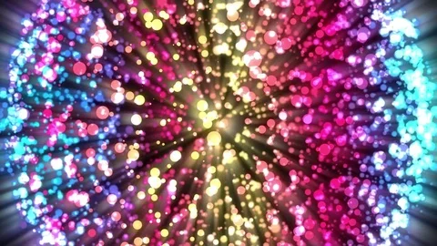 Abstract 3d ball bright blue of light background Stock Footage 78204774
