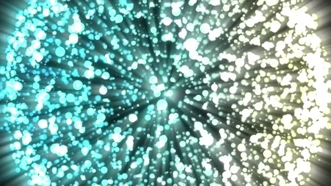 Abstract 3d ball bright of light background blue white Stock Footage 78204454