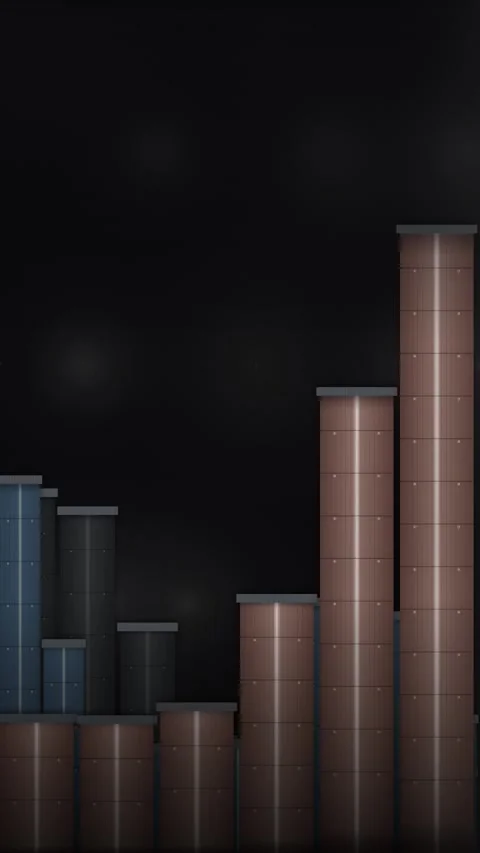 Abstract 3D Bar Chart Graph Background Stock Footage 346203193