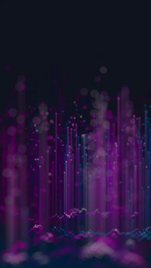 Abstract 3D big data plot visualization. Futuristic infographics aesthetic Video stock 323122825