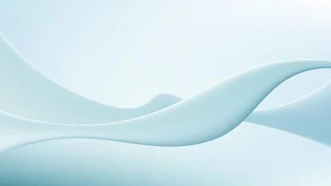 Abstract 3d blue wave background with smooth fluid gradient shapes, elegant.. イラスト素材