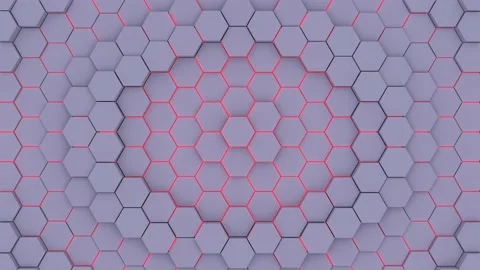 Abstract 3D bright purple animation Stock Footage 136081065