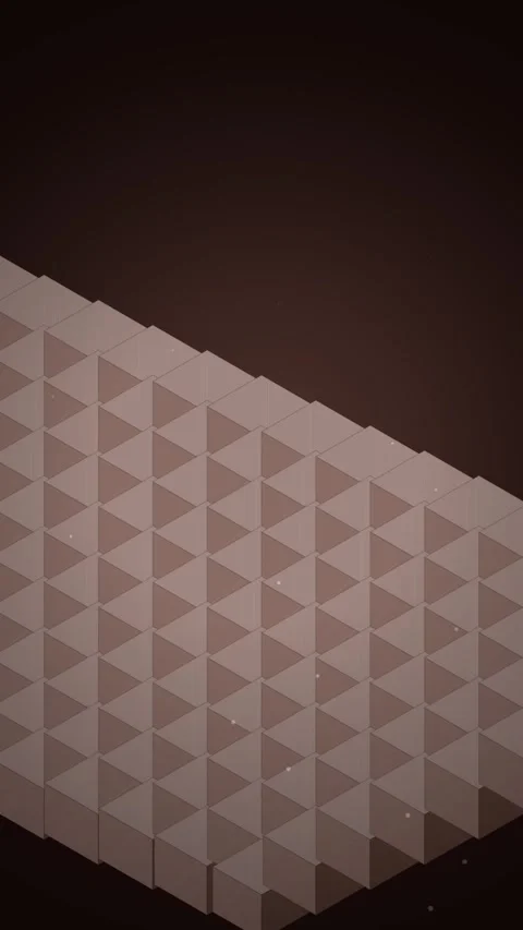 Abstract 3D Brown Cubes Floating in Dark Space Background Stock Footage 346207691