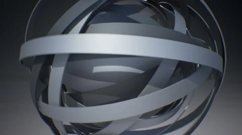 Abstract 3D Circles Stock Footage 67345121