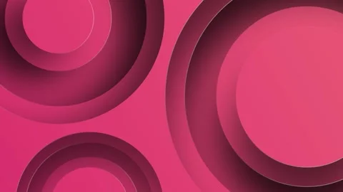 Abstract 3d circles render the background. Motion texture concept. Seamless loop Stock Footage 232923191