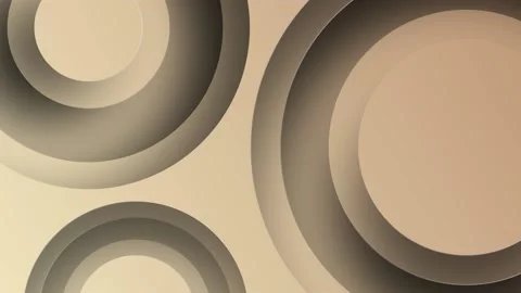 Abstract 3d circles render the background. Motion texture concept. Seamless loop Stock Footage 232923225
