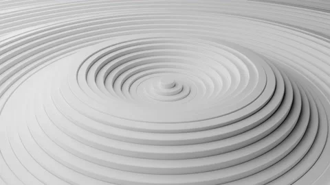 Abstract 3d circles ring pattern animation background with ripple effect. Loop Stock Footage 229411447