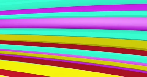 Abstract 3D color transitions fly out vertical stripes Stock Footage 147900450