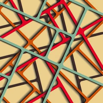 Abstract 3D colorful background Stock Illustration