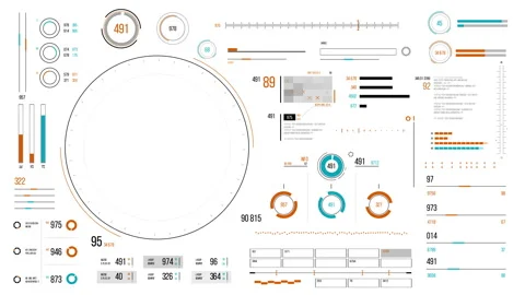 Abstract 3d colorful flying spheres or balls. Stock Footage 93960853