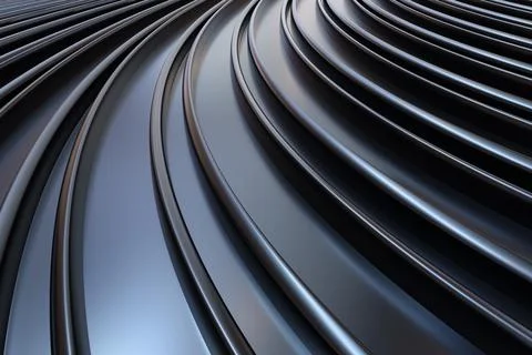 Abstract 3d composition Stock Illustration