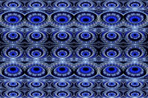 Abstract 3d computer generated fractals balls design artwork Stock Illustration