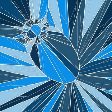 Abstract 3d concept. Modern covers design with low poly tesselated pattern Stock Illustration