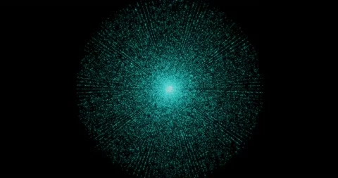 Abstract 3D coral circle animation Stock Footage 136081312