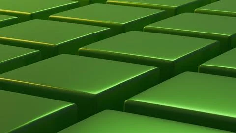 Abstract 3D cubes arranged in clean geometric grid イラスト素材