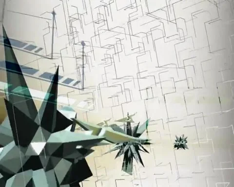 Abstract 3d cubes motion background Stock-Footage 255921201