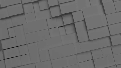 Abstract 3D Cubes Seamless Loop Slow Motion Animation Stock Footage 100453673