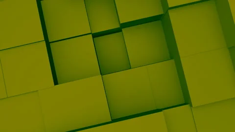 Abstract 3D Cubes Seamless Loop Slow Motion Animation Stock Footage 100476891