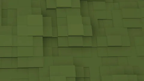 Abstract 3D Cubes Seamless Loop Slow Motion Animation Stock Footage 100563687