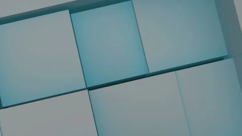 Abstract 3D Cubes Seamless Loop Slow Motion Animation Stock Footage 100568988