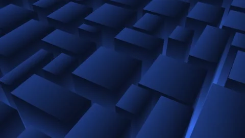 Abstract 3d cubes smart city background. 스톡 동영상 288110749