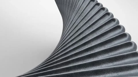 Abstract 3D cylinders animation Stock Footage 327335161