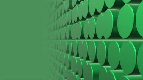 Abstract 3d cylindrical moving geometrical futuristic background Stock Footage 296048958