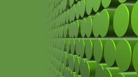 Abstract 3d cylindrical moving geometrical futuristic background Stock Footage 296048964