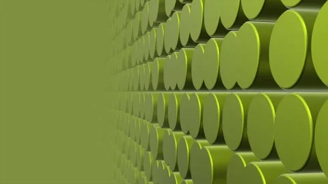 Abstract 3d cylindrical moving geometrical futuristic background Stock Footage 296048981
