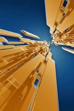 Abstract 3d design - abstract 3d background Stock Illustration