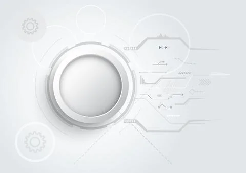 Abstract 3D design background with technology dot and line circuit board te.. Stock Illustration