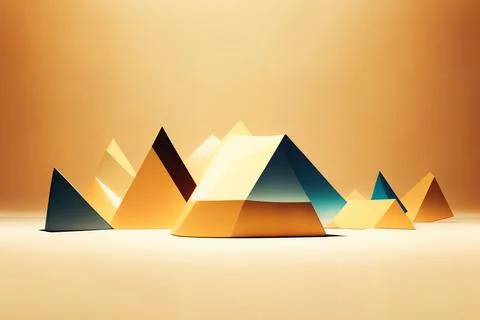 The abstract 3d design elements Illustrazione stock