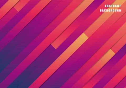 Abstract 3D design of gradient decorative pattern artwork. Stock Illustration