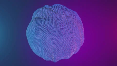 Abstract 3d digital animation background with dynamic colorful fluid form. Stock Footage 126969870