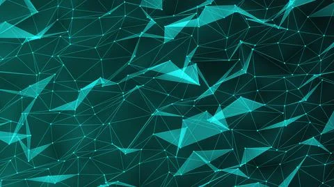 Abstract , 3D Digital connected dots and lines. abstract plexus shapes. Stock Illustration