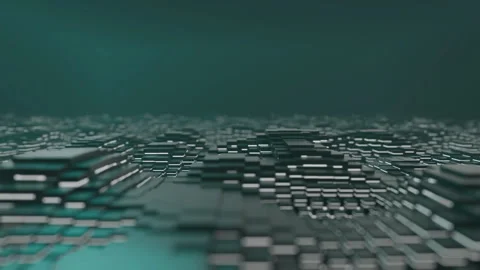 Abstract 3d digital futuristic motion background Stock Footage 297141621