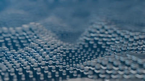 Abstract 3d digital futuristic motion background Stock Footage 297141660