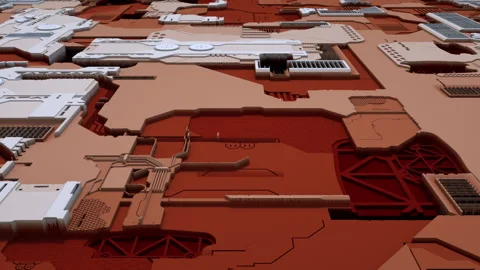 Abstract 3d Digital High Technology Loop... | Stock Video | Pond5