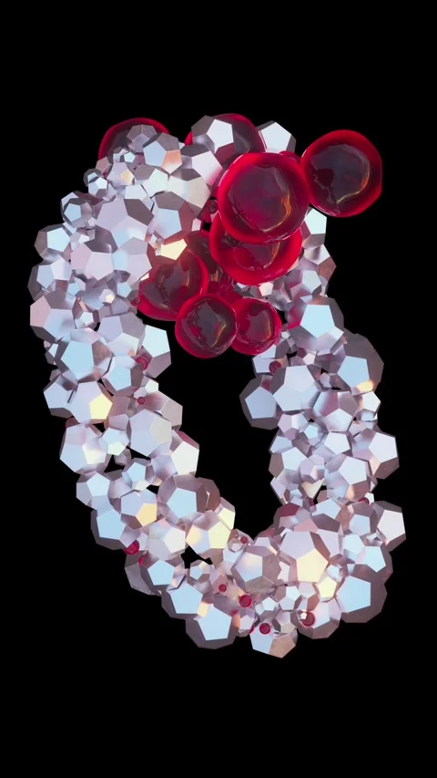 Abstract 3d digitally generated animation Stock Footage 248603769