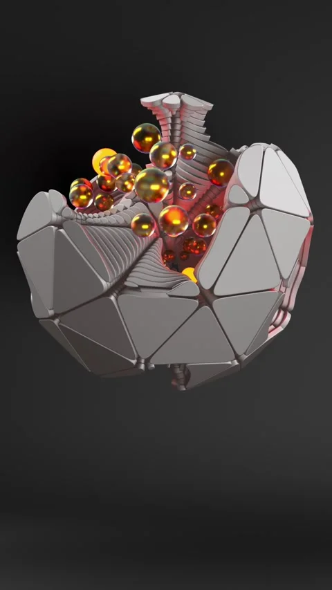 Abstract 3d Digitally Generated Video Stock Footage 299237113