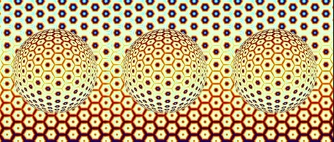 Abstract 3D Dot Pattern with Gradient Spheres Video stock 331002728